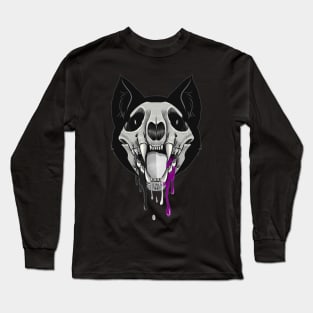 PRIDE CAT - Ace/Asexual Variant Long Sleeve T-Shirt